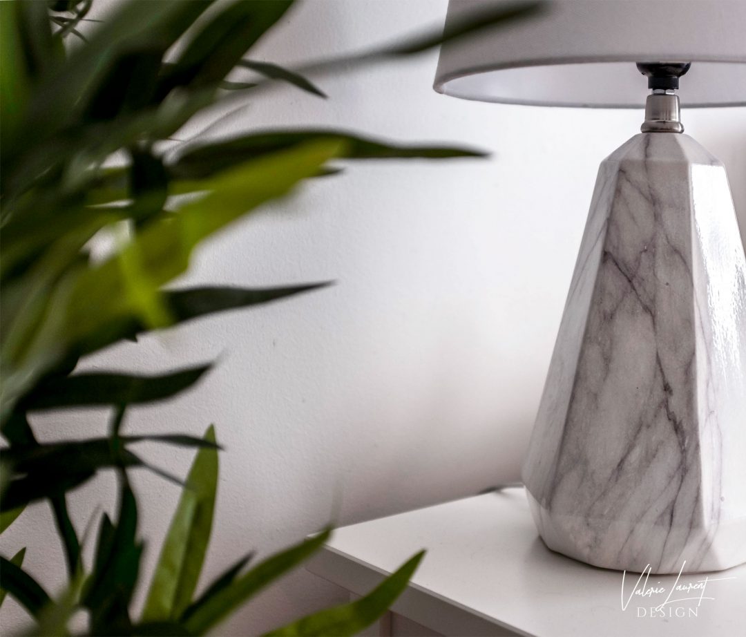 Marble lamp plant